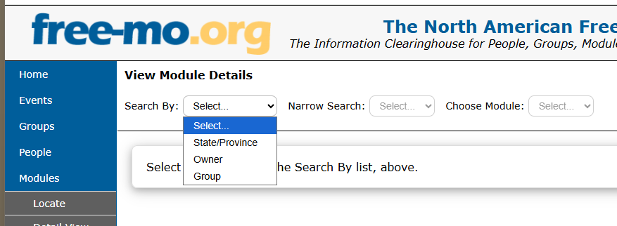 Module Details - Search Options
